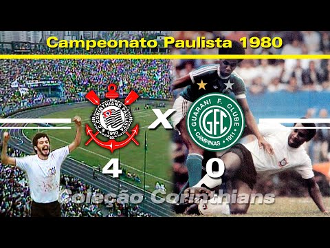 Corinthians 4 x 0 Guarani - 13 / 09 / 1980 - Paulista Championship