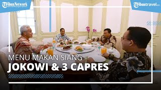 Intip Menu Makan Siang Jokowi Bareng 3 Capres, Tersaji di Meja Bundar
