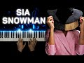 Sia - Snowman | Piano cover