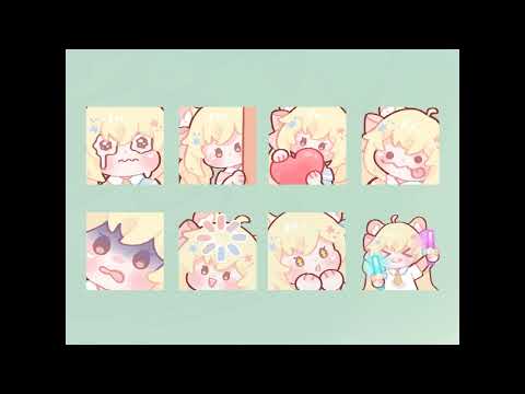 柔らかい風のミニキャラなどを描いています イメージ1