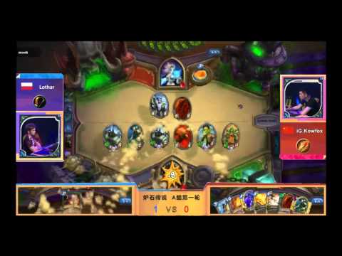 WCA 2014 Hearthstone Tourney Groupstage - Group A - Lothar vs Kowfox