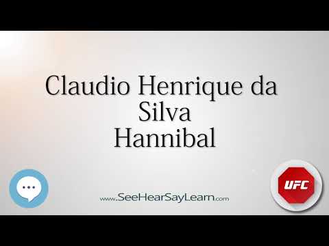 Claudio Henrique da Silva   UFC Fighter's Nicknames 🔊