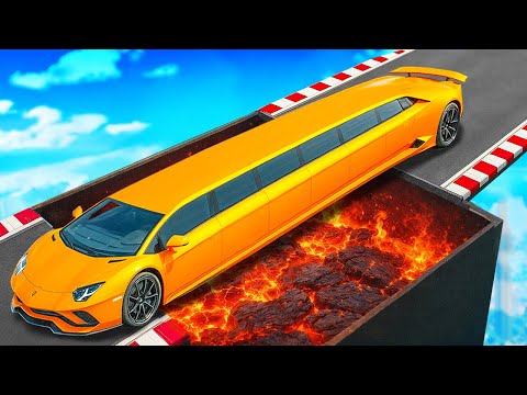 CAN A LAMBA DRIVE THROUGH A GIANT CRUSHER IN GTA 5? - EXPERIMENT IN GTA 5
