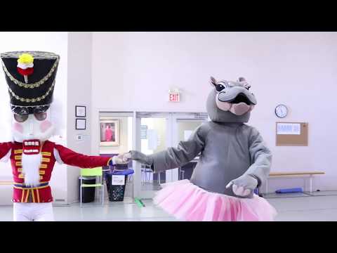 The Nutcracker and Fiona rehearse their version of The Nutcracker Act 2 Grand Pas de Deux