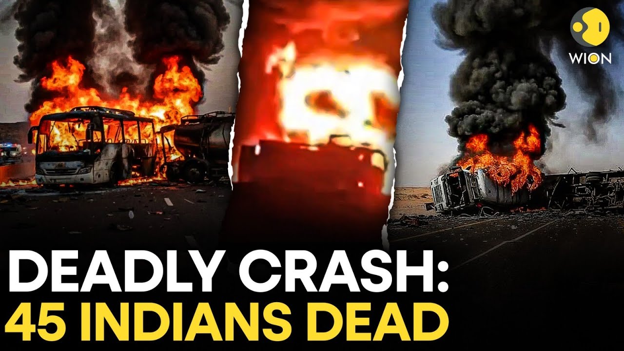 Saudi Bus Accident LIVE: Bus–Tanker Crash Leaves 45 Indian Pilgrims Dead | WION LIVE