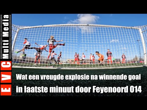 Enorme Vreugde na Winnende Goal in Laatste Minuut bij Feyenoord O14 - Utrecht O14 | 28 januari 2023