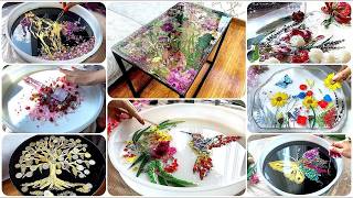Turning Real FLOWERS into Forever ART! ✨💫 EPOXY & Real Flowers — DIY