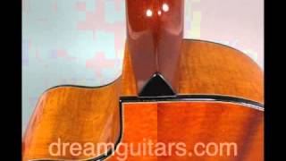 Video thumbnail for 2007 Manzer Baritone Curly Koa/German at Dream Guitars by Dream Guitars