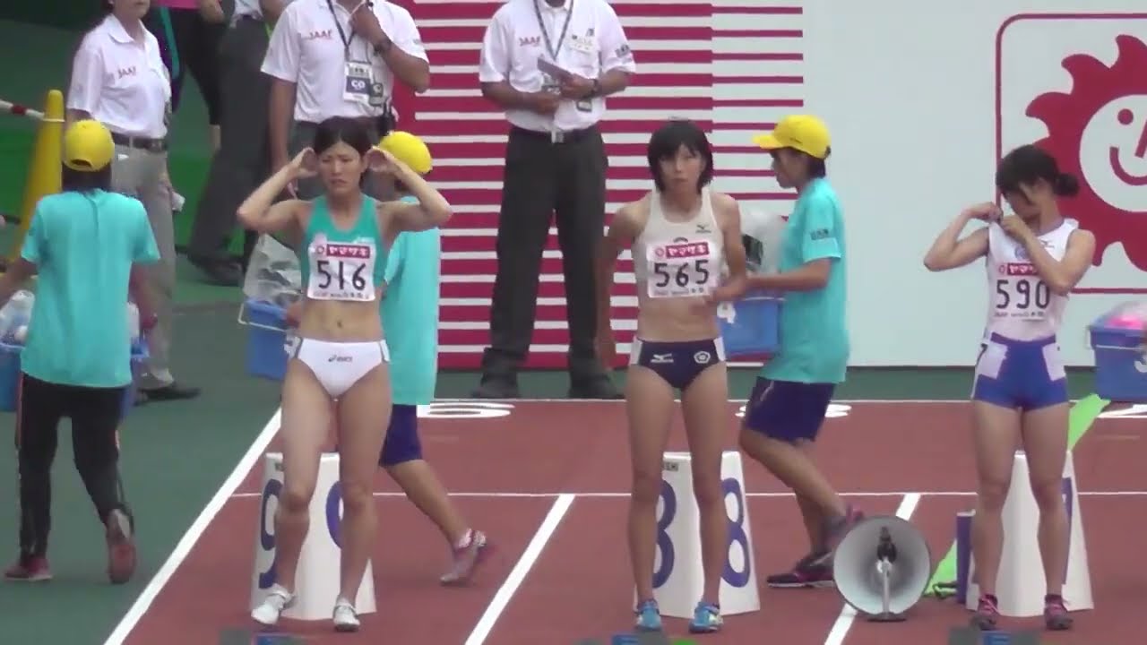 日本陸上選手権2013年 女子100mH予選2組