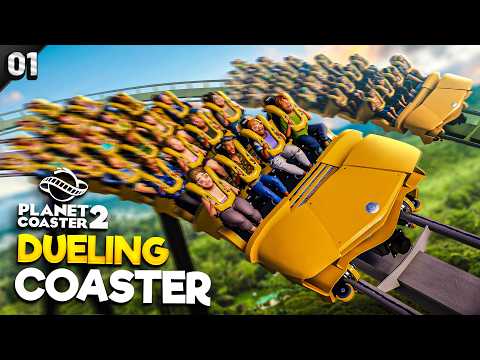 Building an Insane DUELING Coaster! - Adventure Academy (#1)