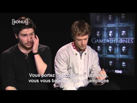 Alfie Allen & Daniel Portman about Their Characters Direction in Season 6 (VOSTFR)