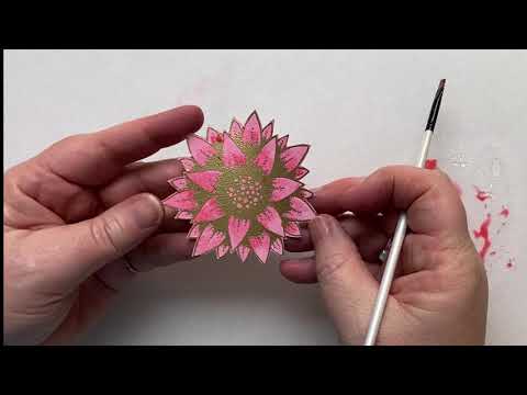 Day 20 of 24 days of tags -A splash of colour