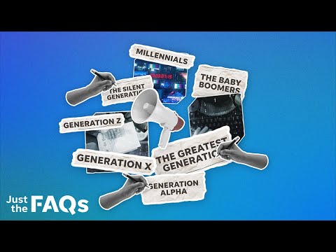 Greatest Generation through Gen Alpha: The generations explained | JUST THE FAQS