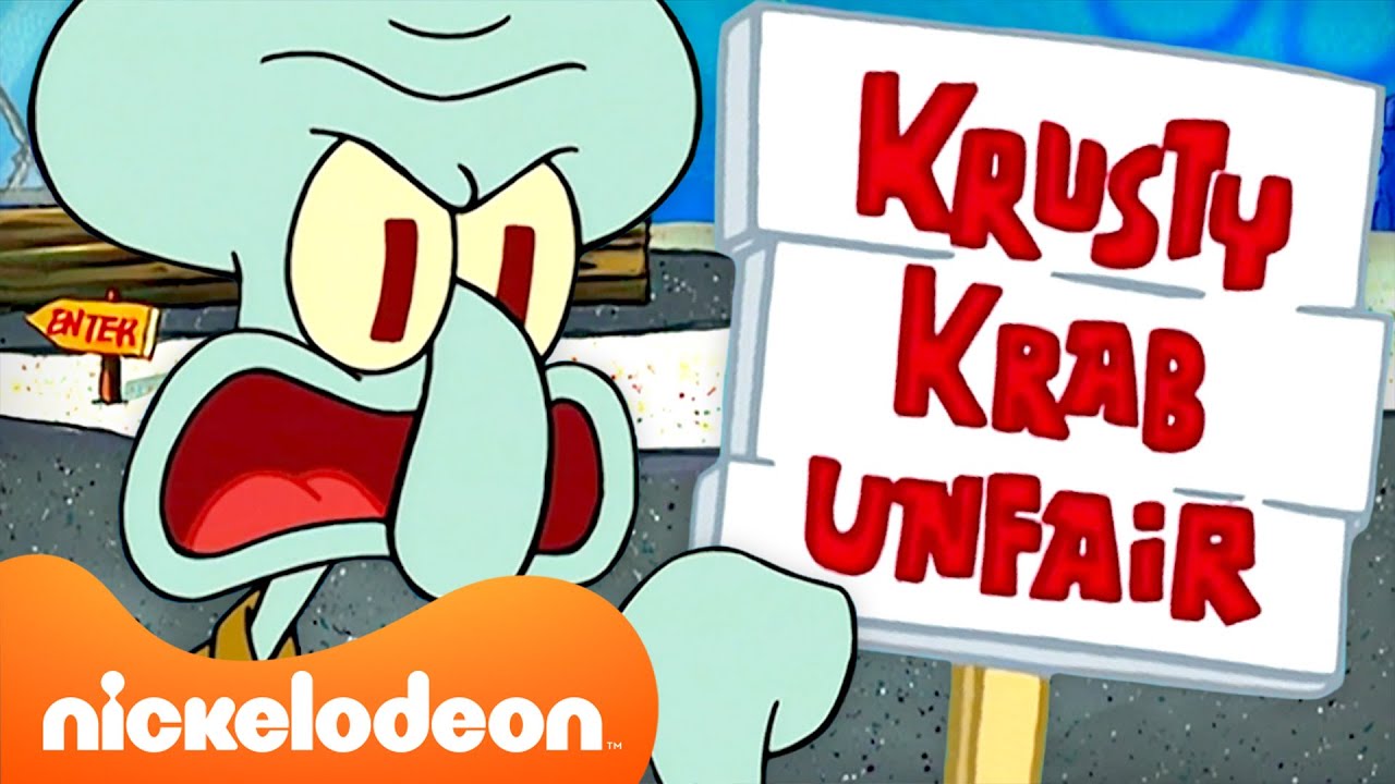 SpongeBob | Squidward terjebak dengan SpongeBob selama 2 jam nonstop 💀 | Nickelodeon Bahasa
