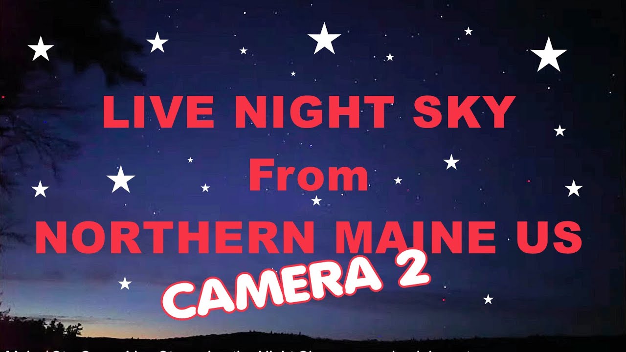 Live webcam view of Dark Sky over Mount Katahdin
