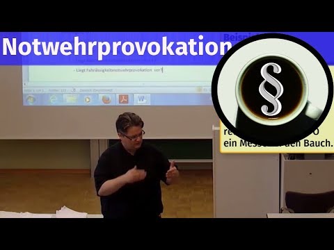 Notwehrprovokation