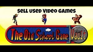 Sell Your Used Video Games Online with The Old School Game Vault