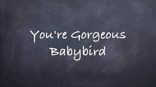 You&#39;re Gorgeous-Babybird Lyrics