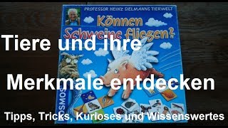 Können Schweine fliegen -Kosmos Tiere und Ihre Merkmale entdecken Brettspiel