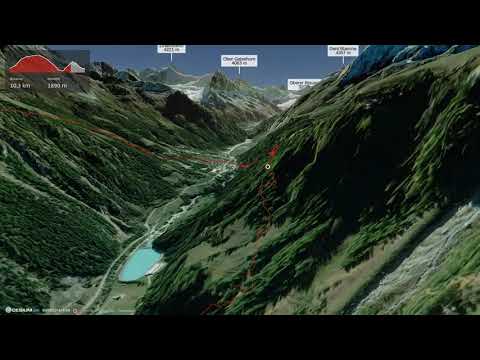 chemin de grande randonnée - Valais: Grande Boucle  "ZINAL - Mayens de Barneusa - Mottec - Zinal"