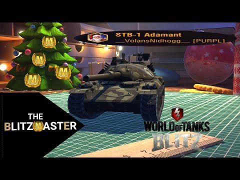 STB-1 Adamant: 7,708 damage 6 kills(1vs4) epic -WoT Blitz-
