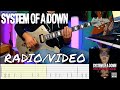 System Of A Down Radio Video Guitar Cover Tab