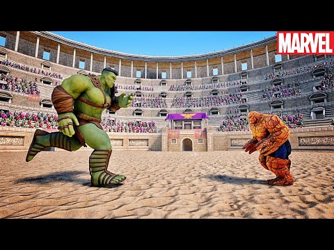 Hulk Vs The Thing Of Fantastic Four | Ultimate Epic Battle Simulator | UEBS