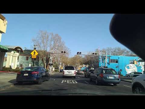 Driving through Sacramento. Radio 105.1 KNCI New Country.