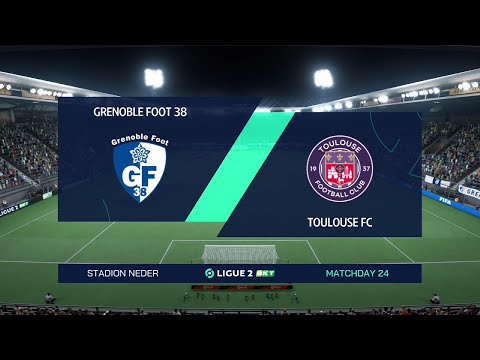 ⚽ Grenoble Foot 38 vs Toulouse ⚽ | Ligue 2 (28/02/2022) | Fifa 22