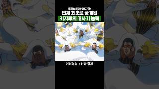 원피스) 연재 최초로 공개된 키자루의 개사기 능력들