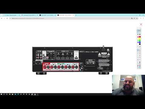 Receiver Denon S570 8k 5.2