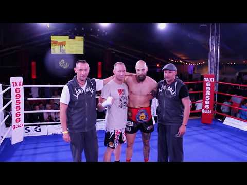 Patrick Schmidt (PSV 90 Dessau) bei der 8. Eislebener Boxnacht am 09.09.2017