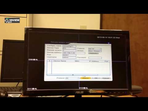Add IP Cameras in Network to 960H Hybrid DVR--IDView
