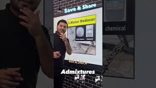 𝐓𝐲𝐩𝐞𝐬 𝐨𝐟 𝐂𝐨𝐧𝐜𝐫𝐞𝐭𝐞 𝐀𝐝𝐦𝐢𝐱𝐭𝐮𝐫𝐞𝐬 || YAHYA SIR || #cement #home #admixture