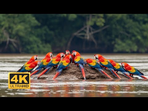 Relaxing Walk in the Amazon: Dusk Trails Where Ocelots Appear | 4K