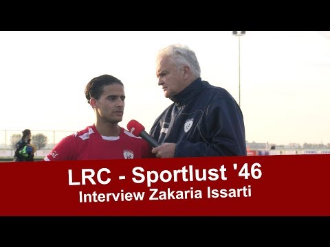 Interview Zakaria Issarti na de wedstrijd LRC - Sportlust '46