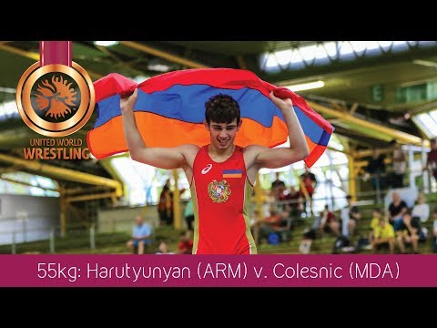 BRONZE FS - 55 kg: A. HARUTYUNYAN (ARM) df. L. COLESNIC (MDA) by TF, 10-0