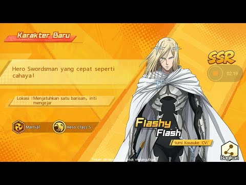Gacha flashy flash- one punch Man: the strongest (resmi)