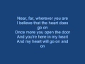 Titanic Song-My Heart Will Go On lyrics By Celin Dion ...