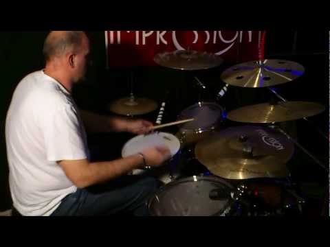 Drum Kit Impression Cymbals  / HH + ride Dark Serie. HD 720p