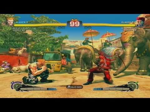Super Street Fighter 4 ACE E I RI N (Guile) vs Markun2009 (Viper)