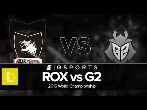 Highlights: ROX vs G2 (Worlds 2016 Day 3)