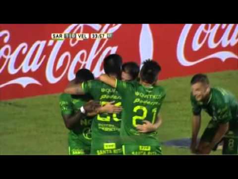Sarmiento - Vélez gol de Carlos Bueno