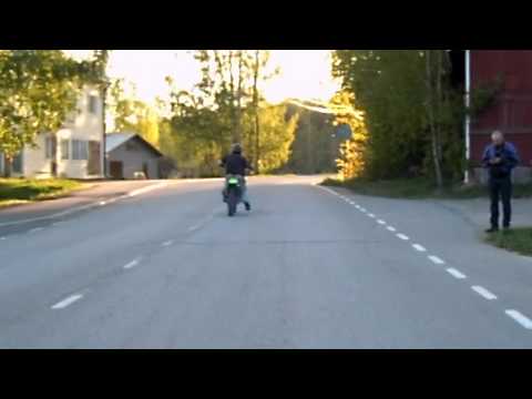 KX 500 takeoff on tarmac