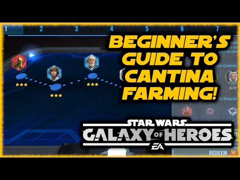 Beginner's Guide to Cantina Farming in Star Wars Galaxy of Heroes!
