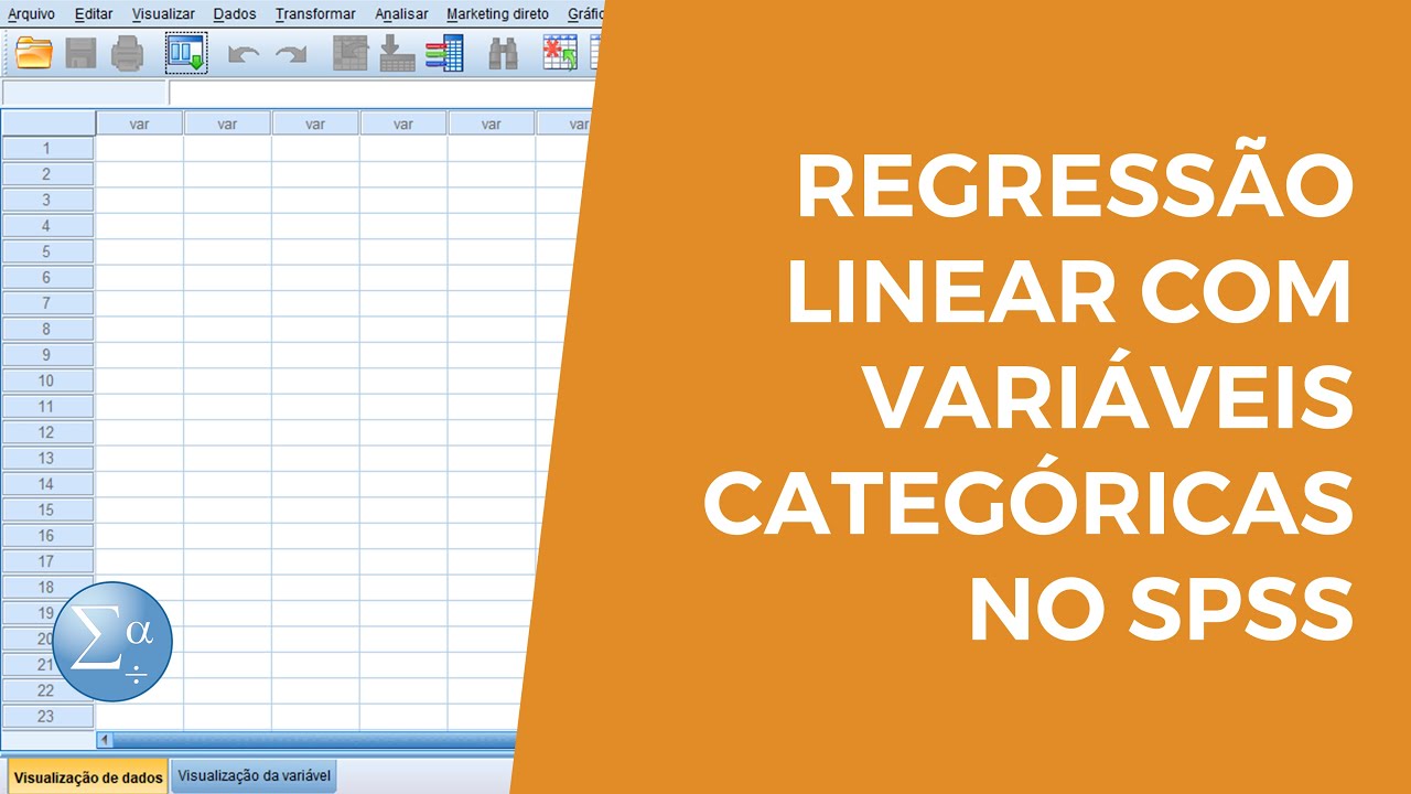 Regressão linear com variável independente categórica no SPSS