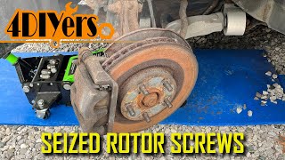 How to Remove a Stuck or Seized Brake Rotor Screw