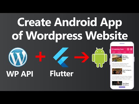 Create Android App of Wordpress Website using WP REST API and Flutter Hindi