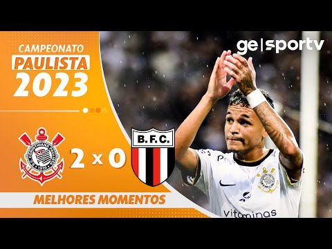 CORINTHIANS 2 X 0 BOTAFOGO-SP | MELHORES MOMENTOS | 6ª RODADA DO PAULISTA 2023 | ge.globo