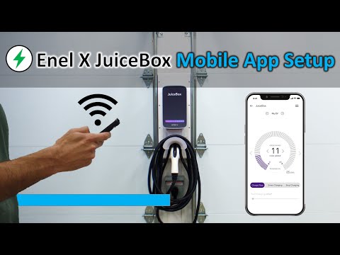 Enel X JuiceBox Level 2 EV Charger Mobile App Setup